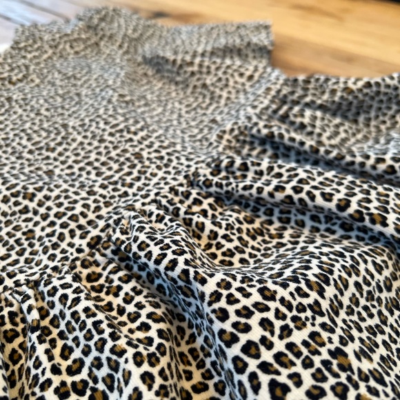 GAP. NWOT. Size M (girls). Leopard print corduroy fit & flare dress. - Picture 4 of 7